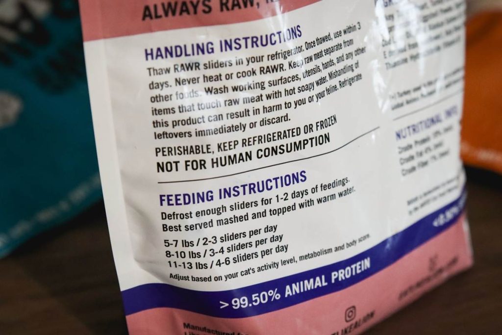 how to read a pet food label
